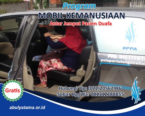 Antar Jemput Pasien Duafa Sukabumi