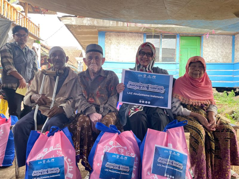 Bangkit Bersama: LAZ Abulyatama Indonesia Salurkan Bantuan untuk Penyintas Gempa Kabupaten Bandung
