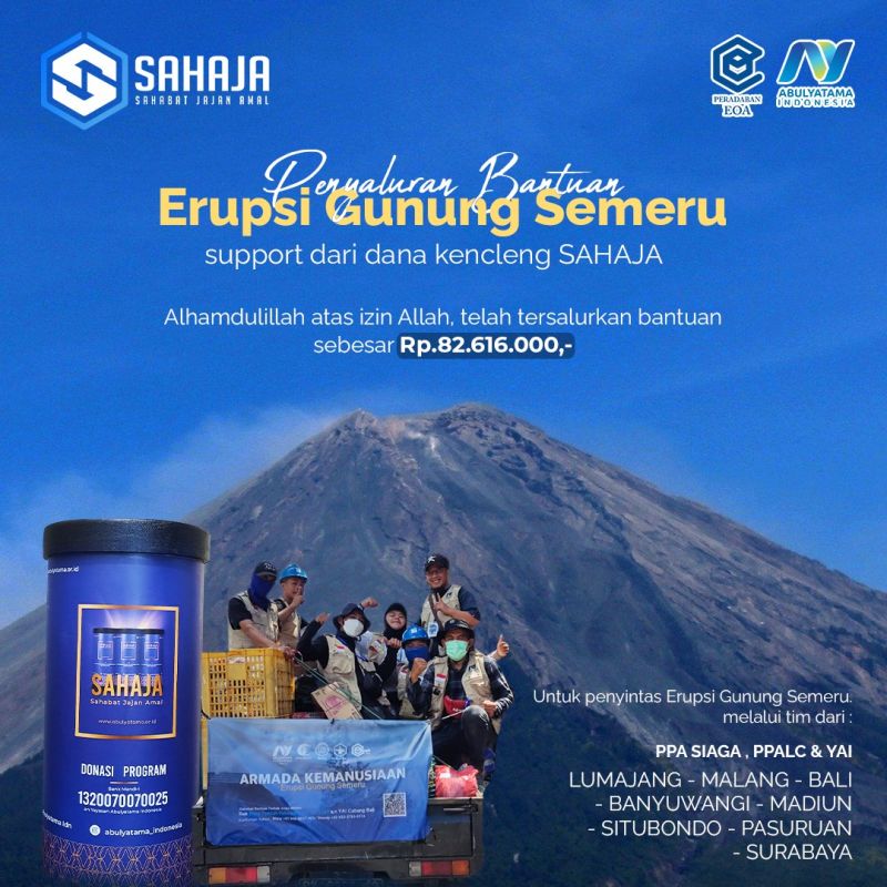 Bangun Sinergi untuk Membantu Penyintas Erupsi Semeru 