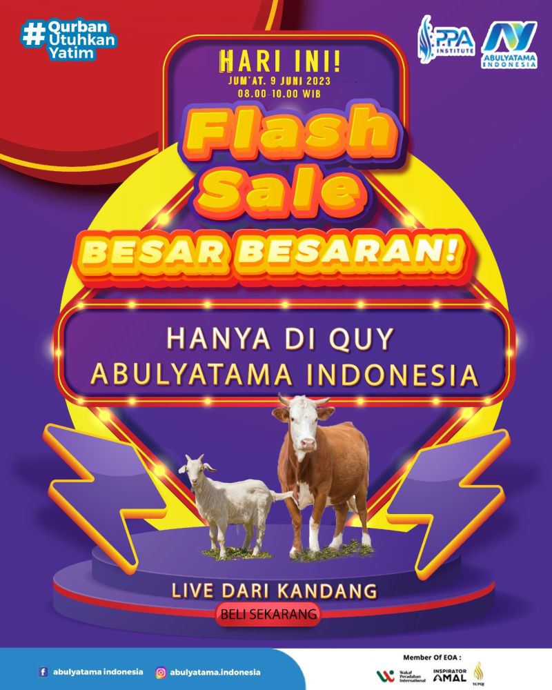 FLASH SALE QURBAN BESAR-BESARAN!!