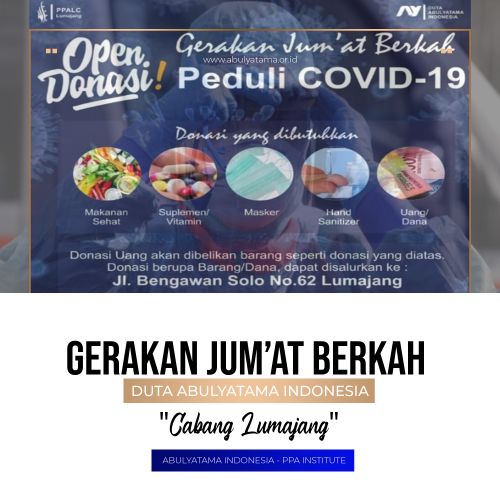Gerakan Jum`at Berkah peduli COVID-19 DAI-PPALC Lumajang