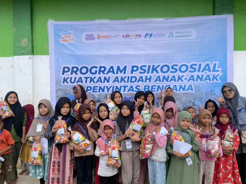 LAZNAS Abulyatama Indonesia Gelar Program Psikososial untuk Menguatkan Aqidah Anak-Anak di Desa Lopian