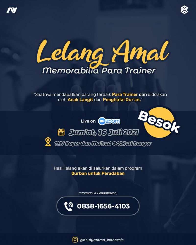Lelang Amal Memorabilia : Saling Memberi Yang Terbaik