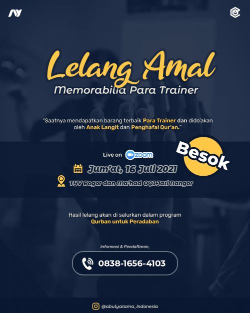 Lelang Amal Memorabilia : Saling Memberi Yang Terbaik
