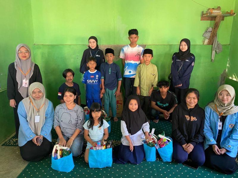 MASYARAKAT DESA LEBAK MUNCANG DAN MAHASIWA GELAR TABLIGH AKBAR BERSAMA LAZ ABULYATAMA INDONESIA