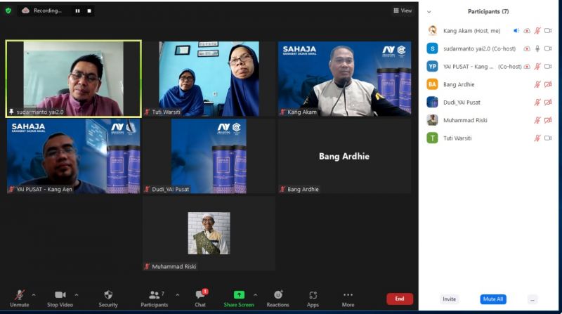 Menuju Cabang YAI yang Mandiri dan Berdaya melalui Roadshow Virtual