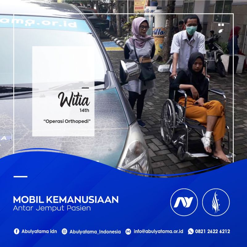 Mokem Antar Pasien untuk Operasi Orthopedi