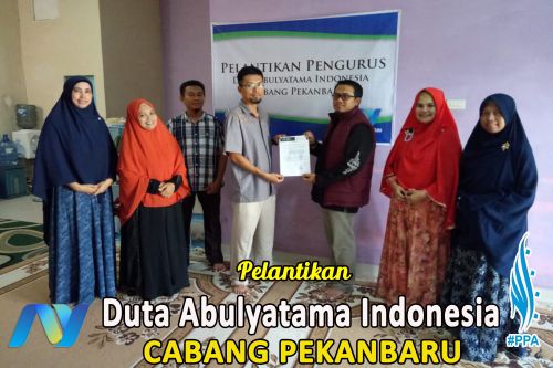 Pelantikan Pengurus Duta Abulyatama Cabang Pekanbaru