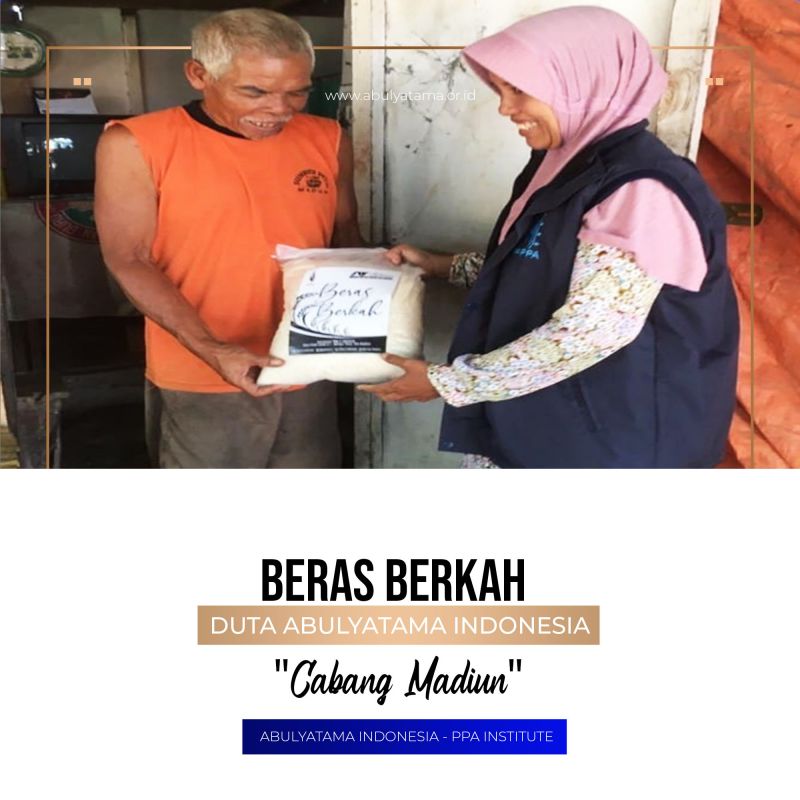 Penyaluran Beras Berkah periode Februari 2020 DAI-PPALC Madiun