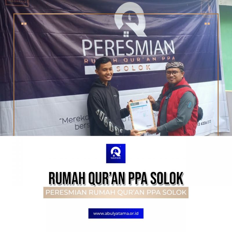 Peresmian RQPPA Solok