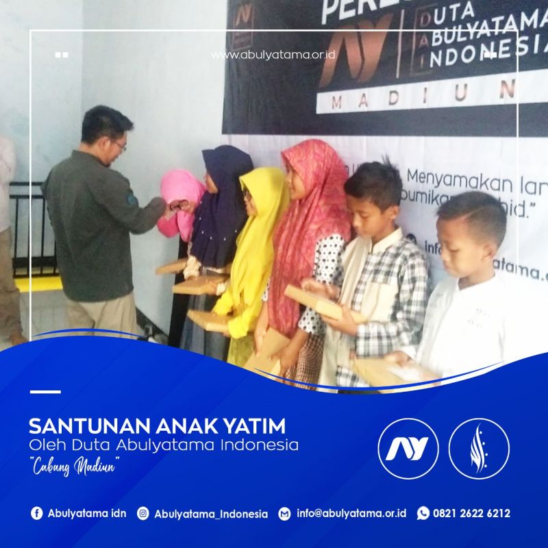 Santunan Anak Yatim oleh DAI Madiun