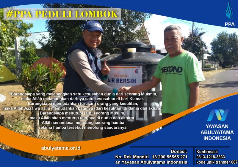 Sarana Air Bersih Untuk Lombok