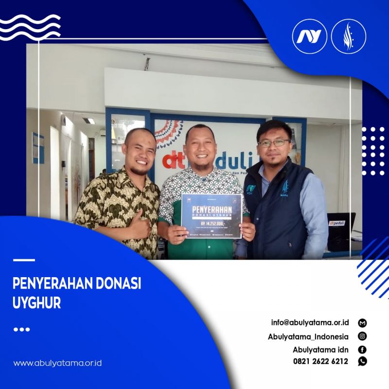 Serah Terima Donasi Uyghur