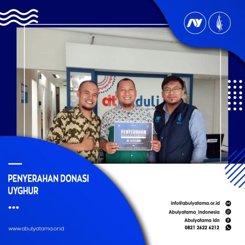 Serah Terima Donasi Uyghur