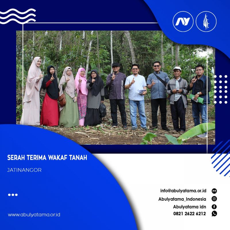 Serah Terima Wakaf Tanah
