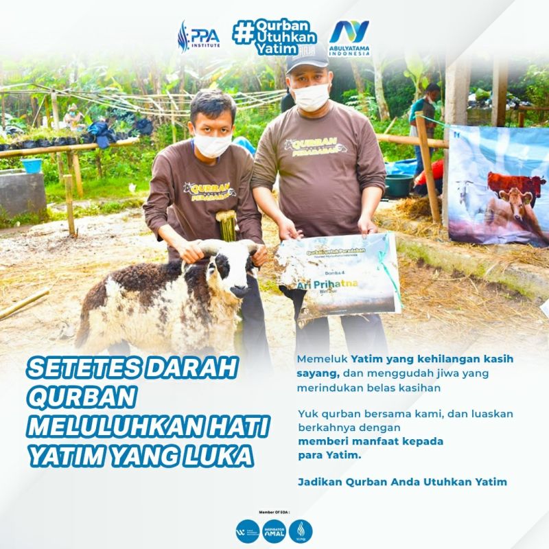 Setetes Darah Qurban Meluluhkan Hati Yatim yang Luka