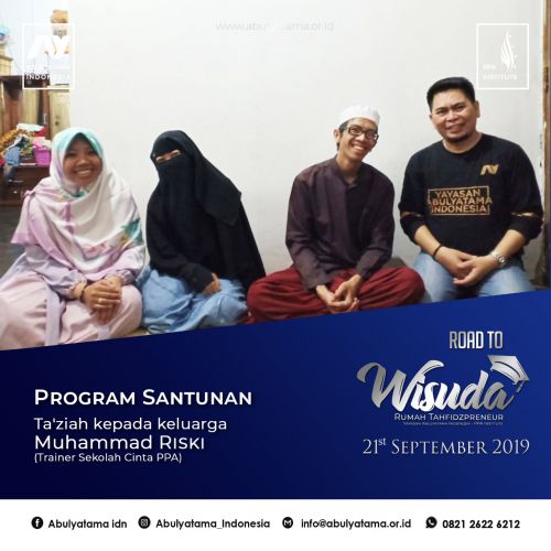 Ta`ziah ke Mas Riski (Trainer Sekolah Cinta PPA)
