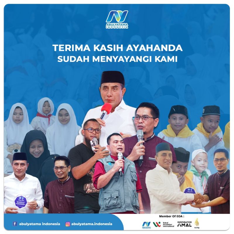 TERIMA KASIH AYAHANDA SUDAH MENYAYANGI KAMI