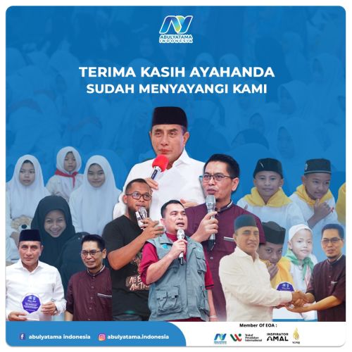 TERIMA KASIH AYAHANDA SUDAH MENYAYANGI KAMI