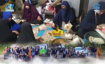 PPA SIAGA bersinergi bersama PASKAS Gorontalo dan PASKAS Kabgor Dirikan Dapur Umum untuk Korban Banjir Dusun V Desa Daenaa