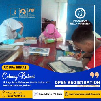 Belajar Ngaji Di Rumah Quran PPA Bekasi