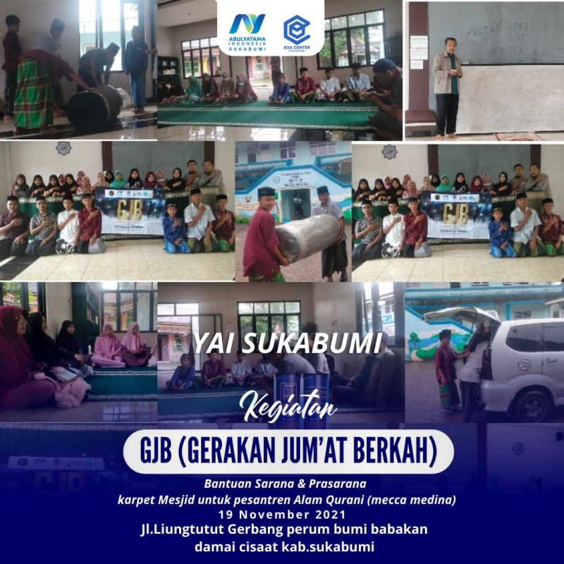 GERAKAN JUM`AT BERKAH (GJB) BANTUAN SARANA & PRASARANA 