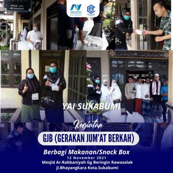 GERAKAN JUM`AT BERKAH (GJB) NASIONAL BERBAGI MAKANAN DAN SNACK BOX 
