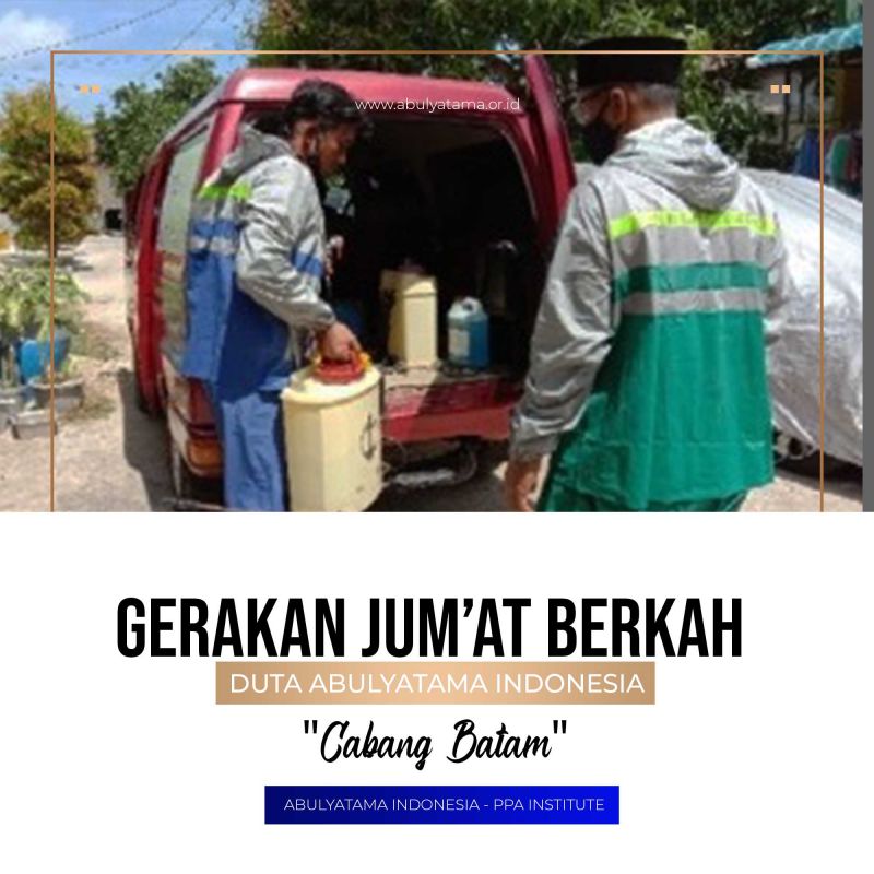 Gerakan Jum`at Berkah Penyemprotan Disinfektan 