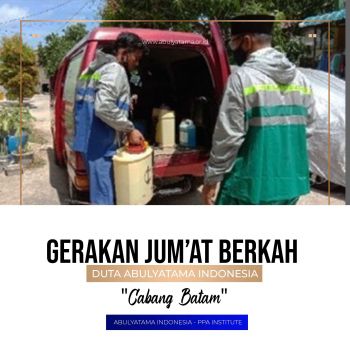 Gerakan Jum`at Berkah Penyemprotan Disinfektan 