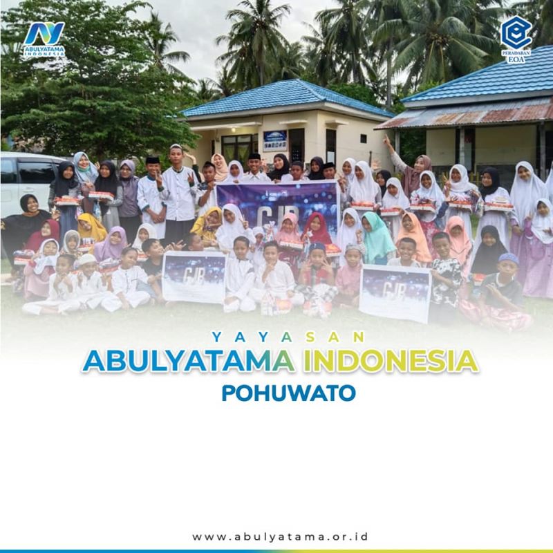 Peringati Hari Santri, YAI-PPALC Pohuwato berbagi bersama Santri Rumah Qur`an PPA