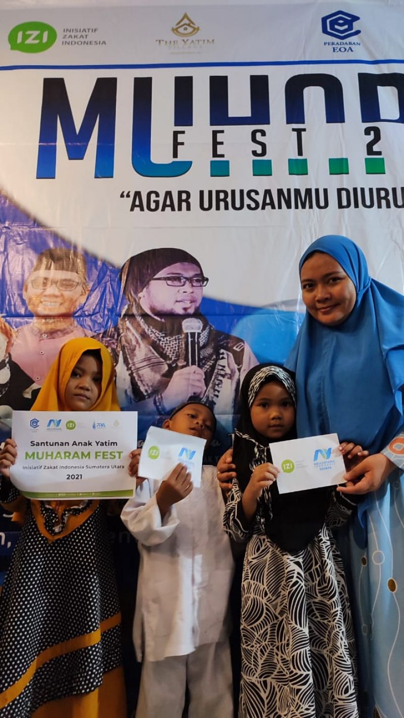 YAI Kisaran dan IZI Sumut Memberikan Santunan 200 Anak Yatim
